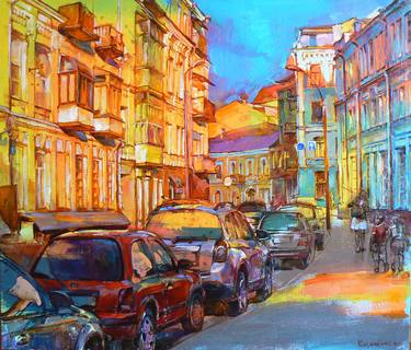 Print of Abstract Architecture Paintings by Andrii Kutsachenko