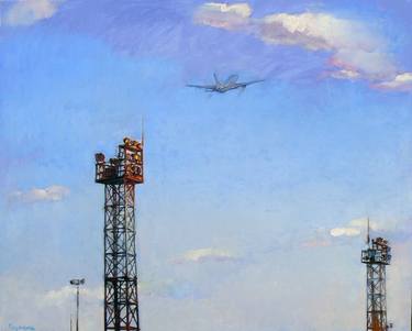 Print of Airplane Paintings by Andrii Kutsachenko