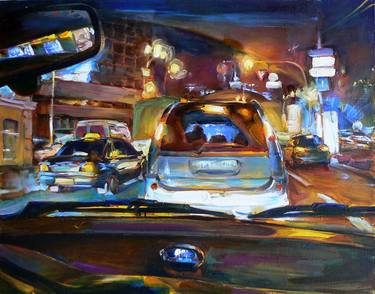Print of Abstract Car Paintings by Andrii Kutsachenko