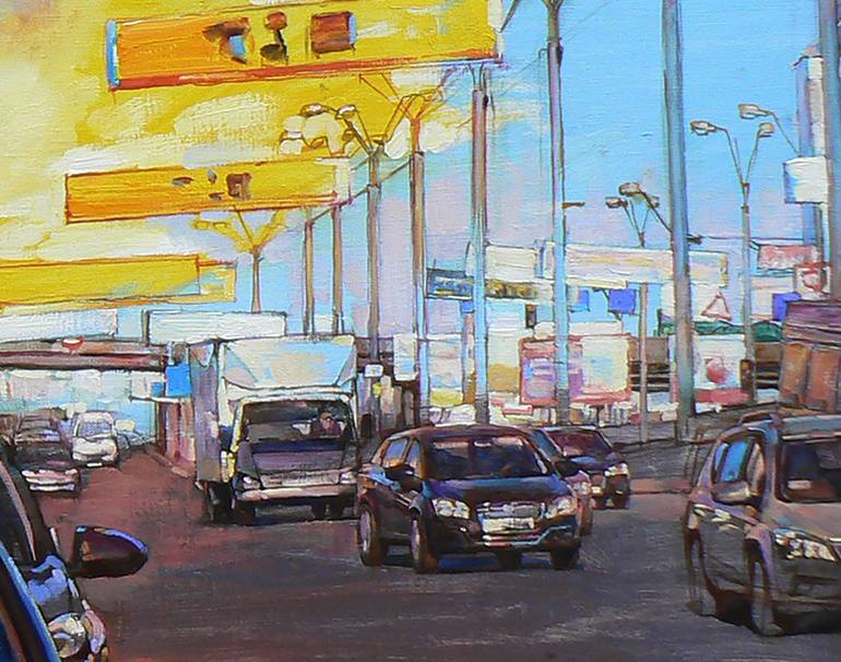 Original Figurative Landscape Painting by Andrii Kutsachenko