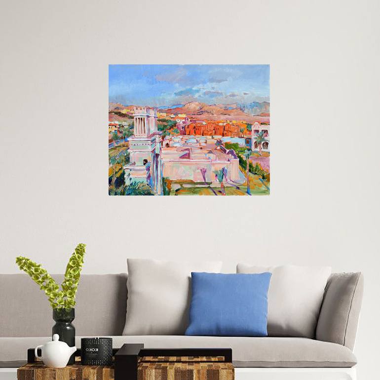 Original Fine Art Landscape Painting by Andrii Kutsachenko