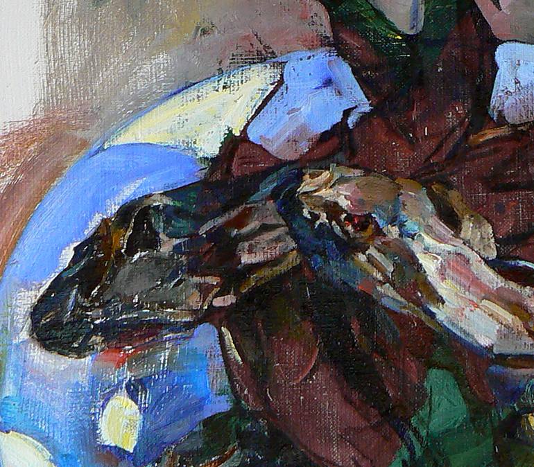 Original Abstract Still Life Painting by Andrii Kutsachenko