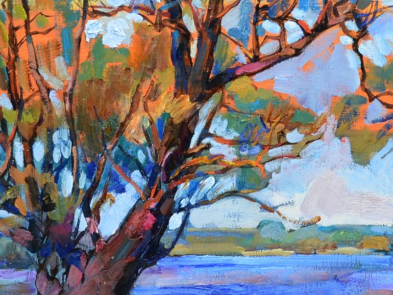Original Abstract Nature Painting by Andrii Kutsachenko