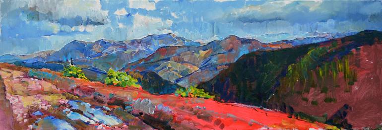 Original Abstract Nature Paintings by Andrii Kutsachenko