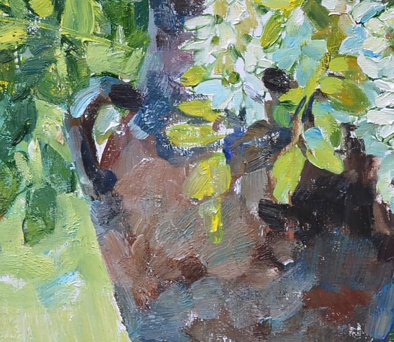 Original Abstract Expressionism Floral Painting by Andrii Kutsachenko