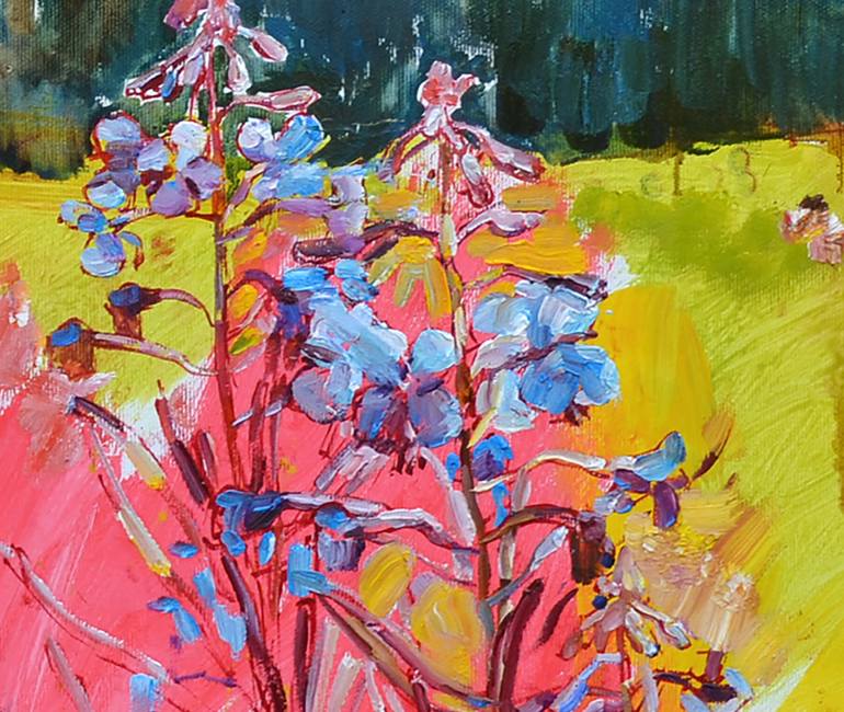 Original Abstract Nature Painting by Andrii Kutsachenko