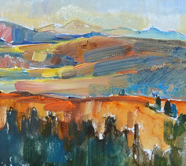 Original Abstract Nature Painting by Andrii Kutsachenko