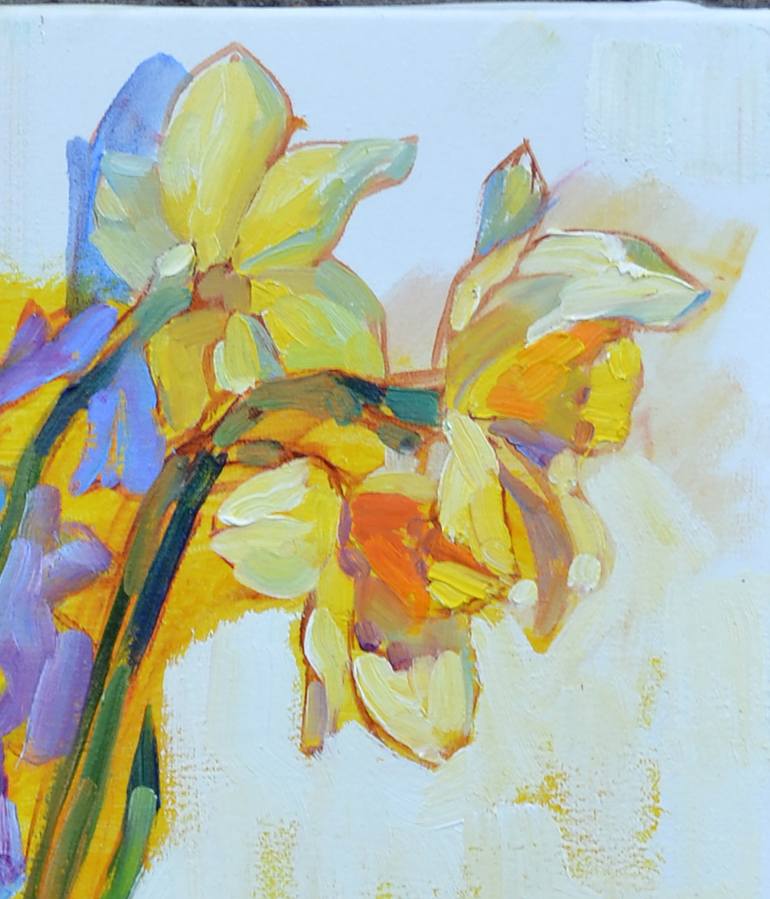 Original Abstract Still Life Painting by Andrii Kutsachenko