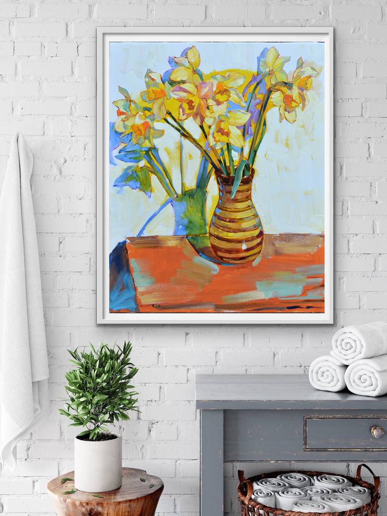 Original Abstract Still Life Painting by Andrii Kutsachenko