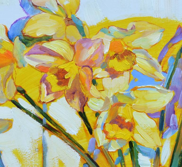 Original Abstract Still Life Painting by Andrii Kutsachenko