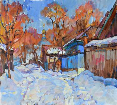 Original Abstract Landscape Paintings by Andrii Kutsachenko