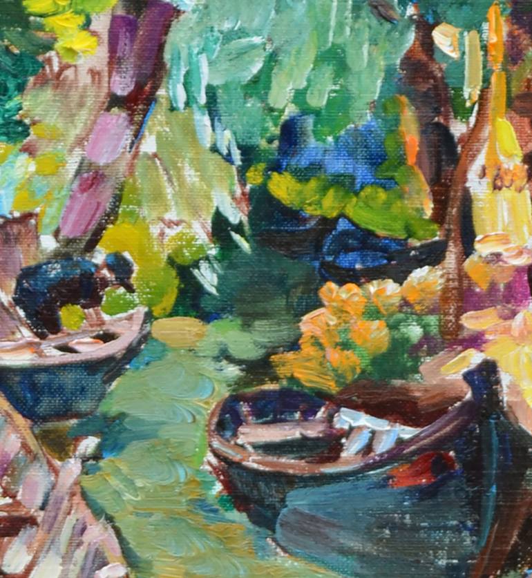 Original Abstract Landscape Painting by Andrii Kutsachenko