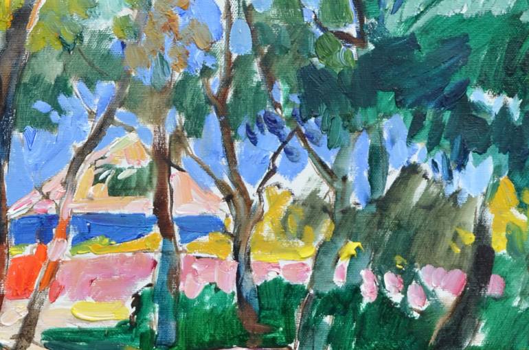 Original Abstract Seascape Painting by Andrii Kutsachenko