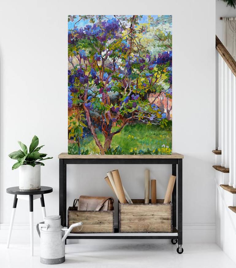 Original Abstract Landscape Painting by Andrii Kutsachenko