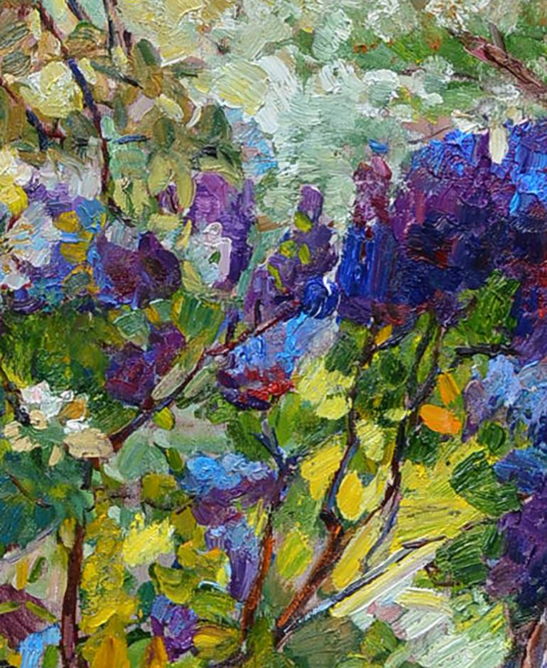 Original Abstract Landscape Painting by Andrii Kutsachenko