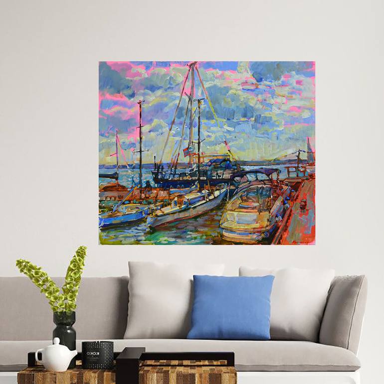 Original Abstract Other Painting by Andrii Kutsachenko