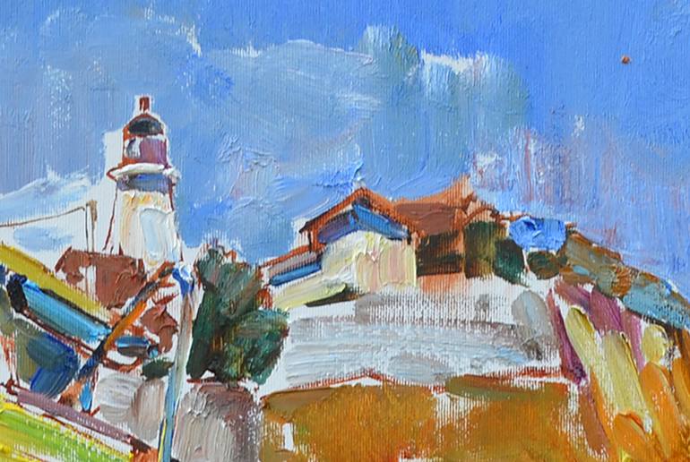 Original Abstract Seascape Painting by Andrii Kutsachenko