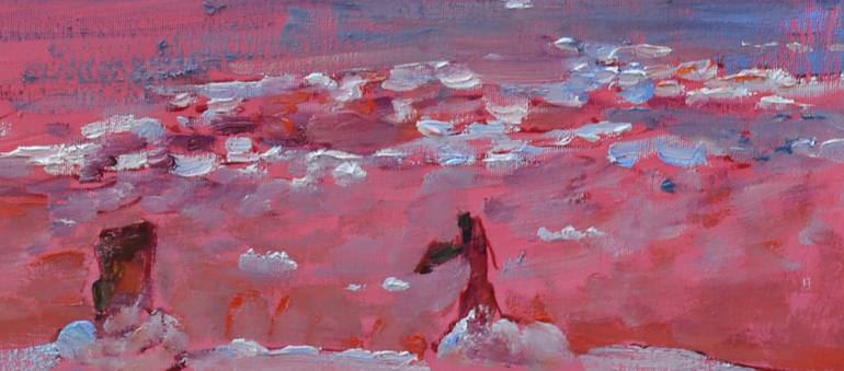 Original Abstract Seascape Painting by Andrii Kutsachenko