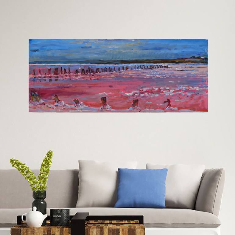 Original Abstract Seascape Painting by Andrii Kutsachenko