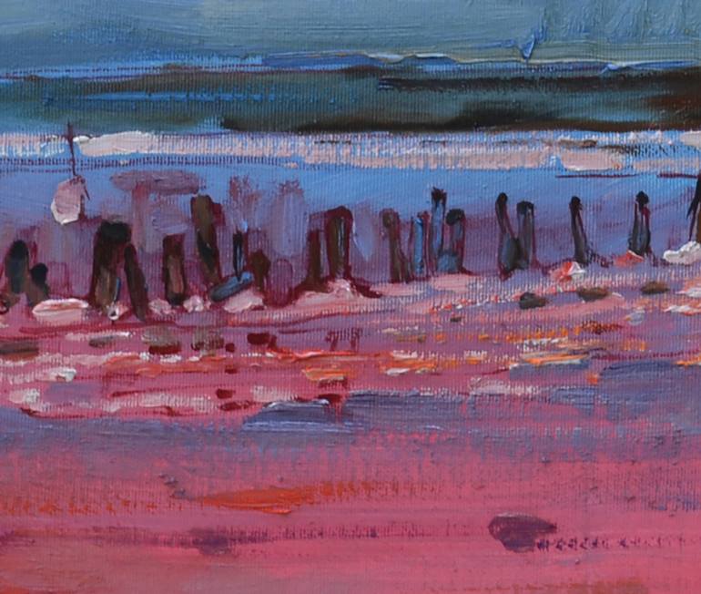 Original Abstract Seascape Painting by Andrii Kutsachenko
