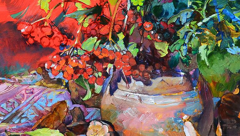 Original Abstract Still Life Painting by Andrii Kutsachenko