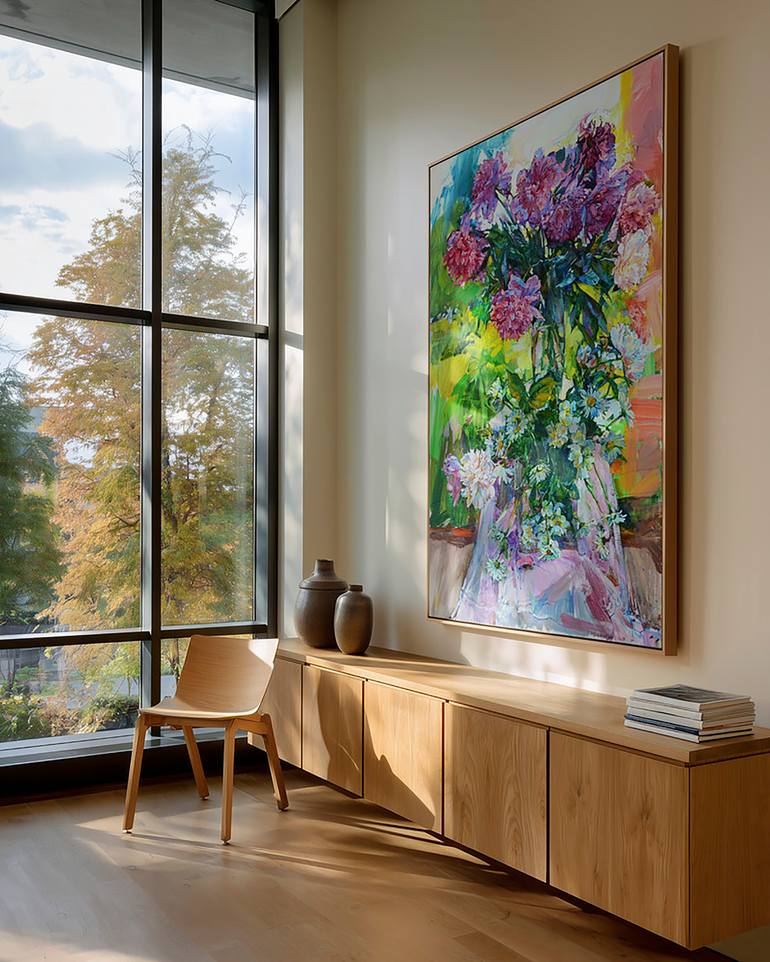 Original Abstract Still Life Painting by Andrii Kutsachenko