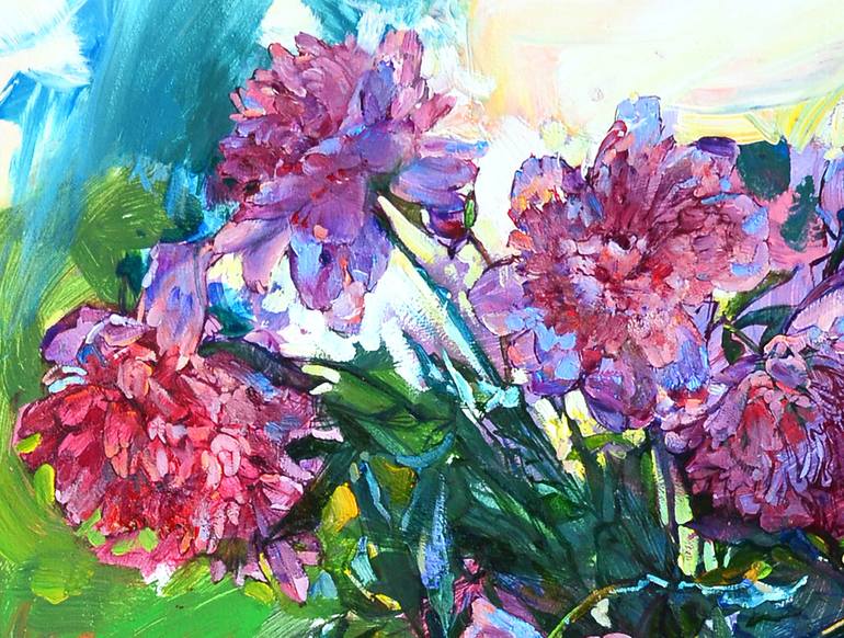 Original Abstract Still Life Painting by Andrii Kutsachenko