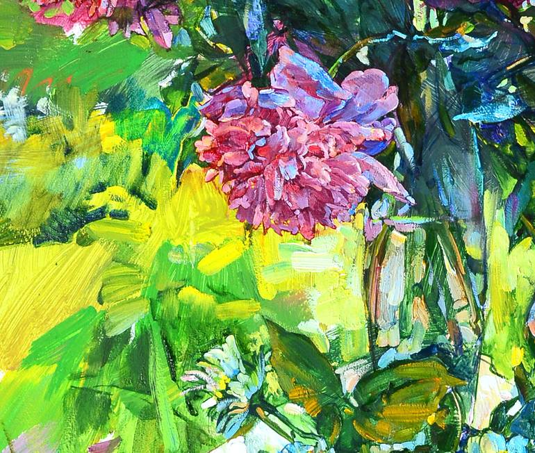 Original Abstract Still Life Painting by Andrii Kutsachenko