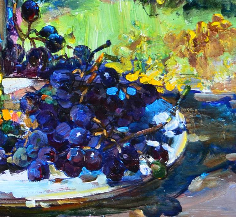 Original Abstract Still Life Painting by Andrii Kutsachenko