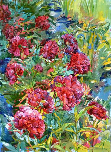 Original Floral Paintings by Andrii Kutsachenko