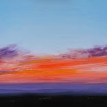 Sunset over Priddy View, Somerset by Sarah Sweet