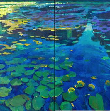 Print of Impressionism Water Paintings by Clare Rose