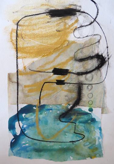 Original Expressionism Abstract Drawings by Catherine Siciliano