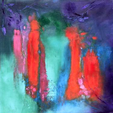 Original Conceptual Abstract Paintings by Isabelle Philips-Decramer