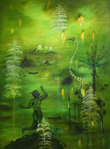 Print of Surrealism Nature Paintings by sharon singer