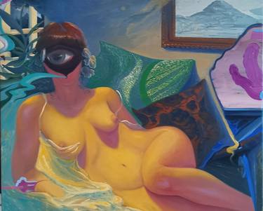 Original Contemporary Erotic Paintings by Adrian Caicedo