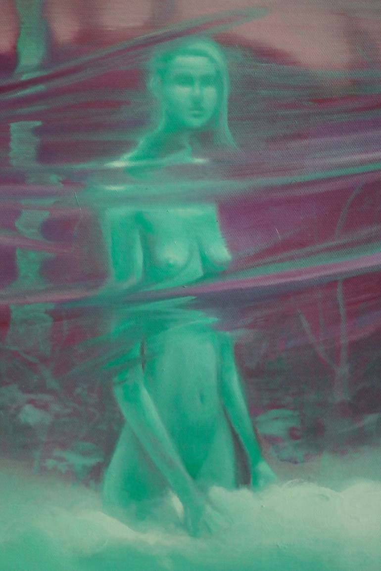 Original Figurative Landscape Painting by Adrian Caicedo