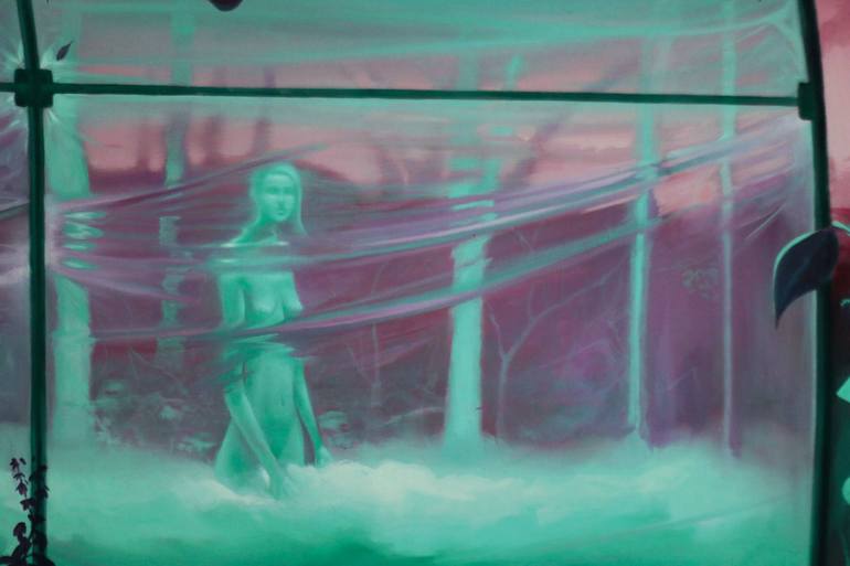 Original Figurative Landscape Painting by Adrian Caicedo