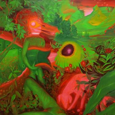 Original Expressionism Nature Paintings by Adrian Caicedo