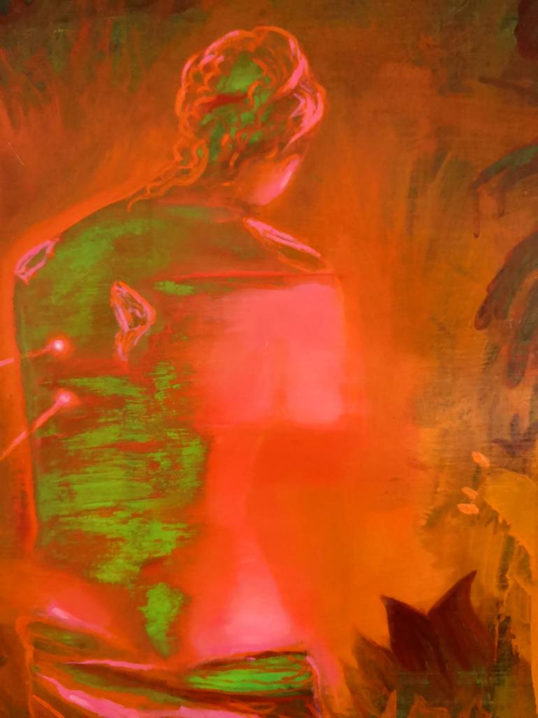 Original Expressionism Other Painting by Adrian Caicedo