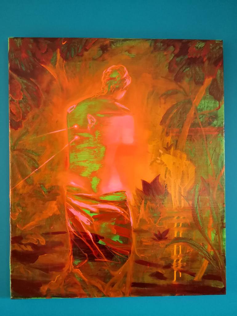 Original Expressionism Other Painting by Adrian Caicedo