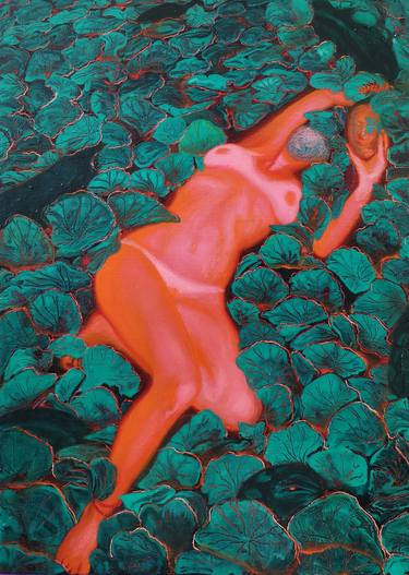 Original Expressionism Nude Paintings by Adrian Caicedo