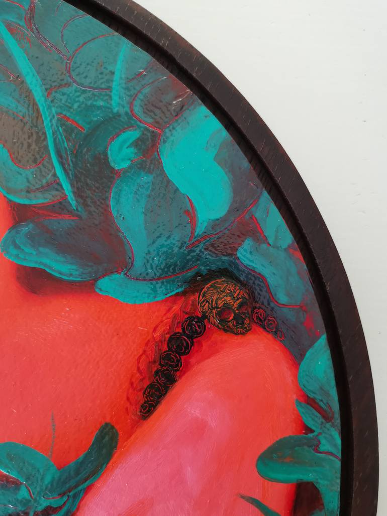 Original Figurative Erotic Painting by Adrian Caicedo