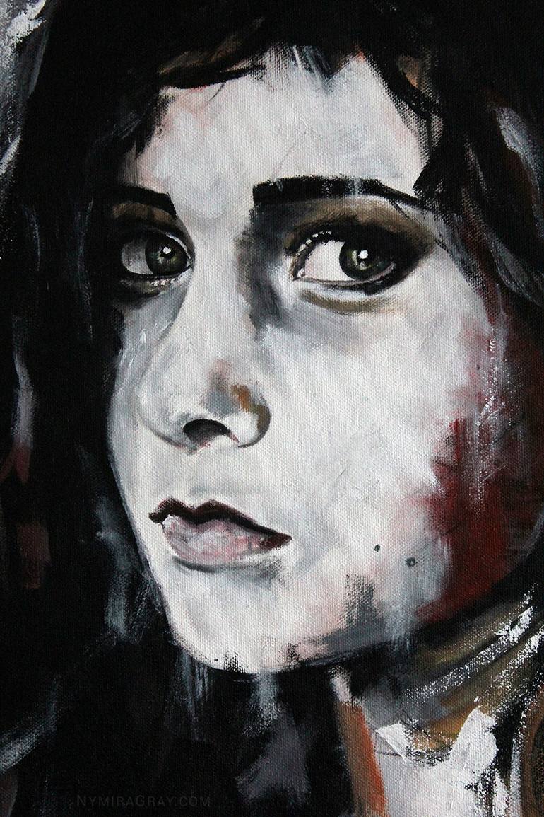 Original Portrait Painting by Nymira Gray