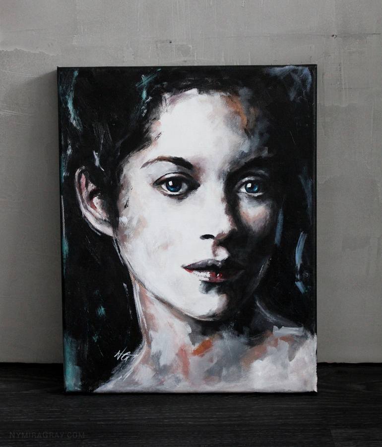 Original Portrait Painting by Nymira Gray