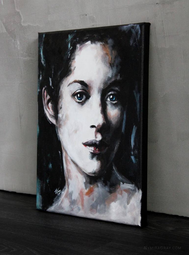 Original Figurative Portrait Painting by Nymira Gray