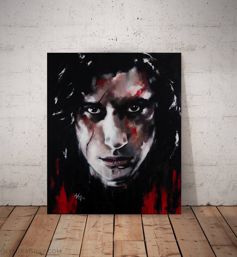 Original Expressionism People Painting by Nymira Gray