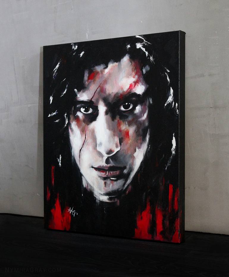 Original Expressionism People Painting by Nymira Gray