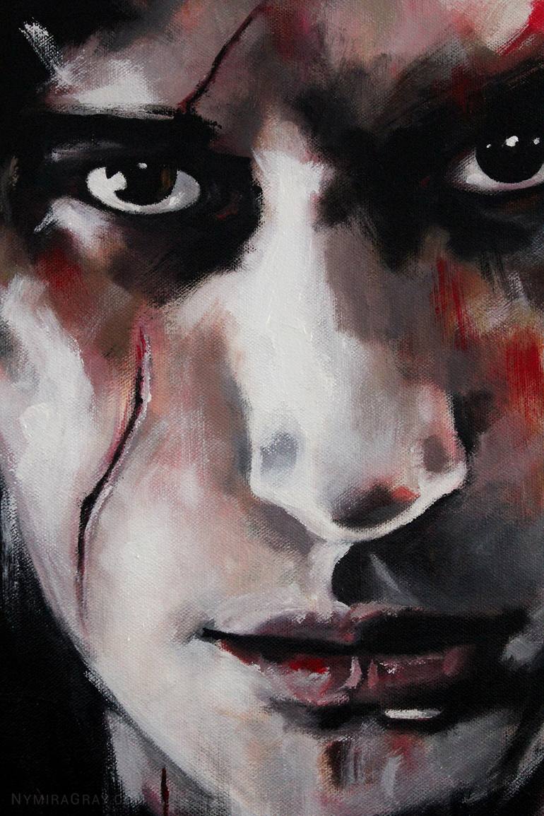 Original Expressionism People Painting by Nymira Gray