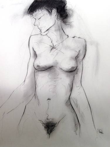 Print of Figurative Nude Drawings by Scott French